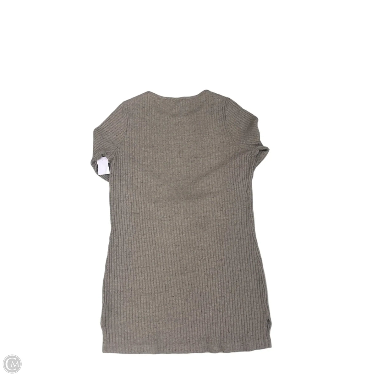 Top Long Sleeve By Dots In Brown, Size: L