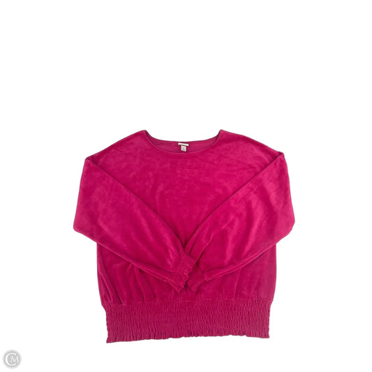 Top Long Sleeve By A New Day In Pink, Size: Xl