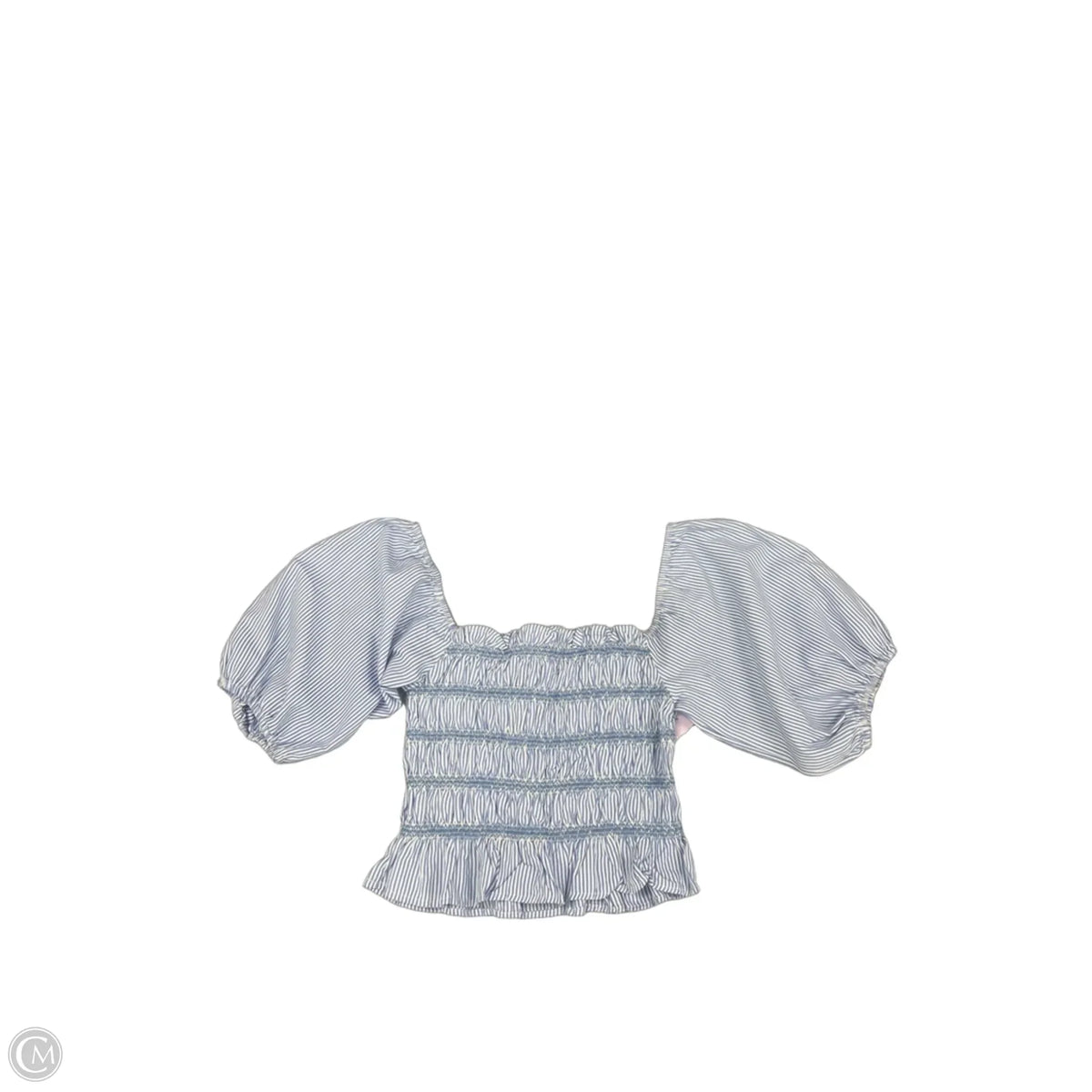 Top Short Sleeve By Hyfve In Striped Pattern, Size: L