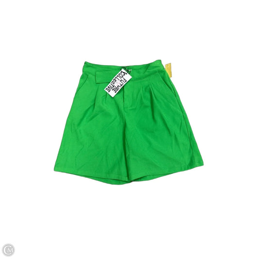 Shorts By Future Collective In Green, Size: Xs