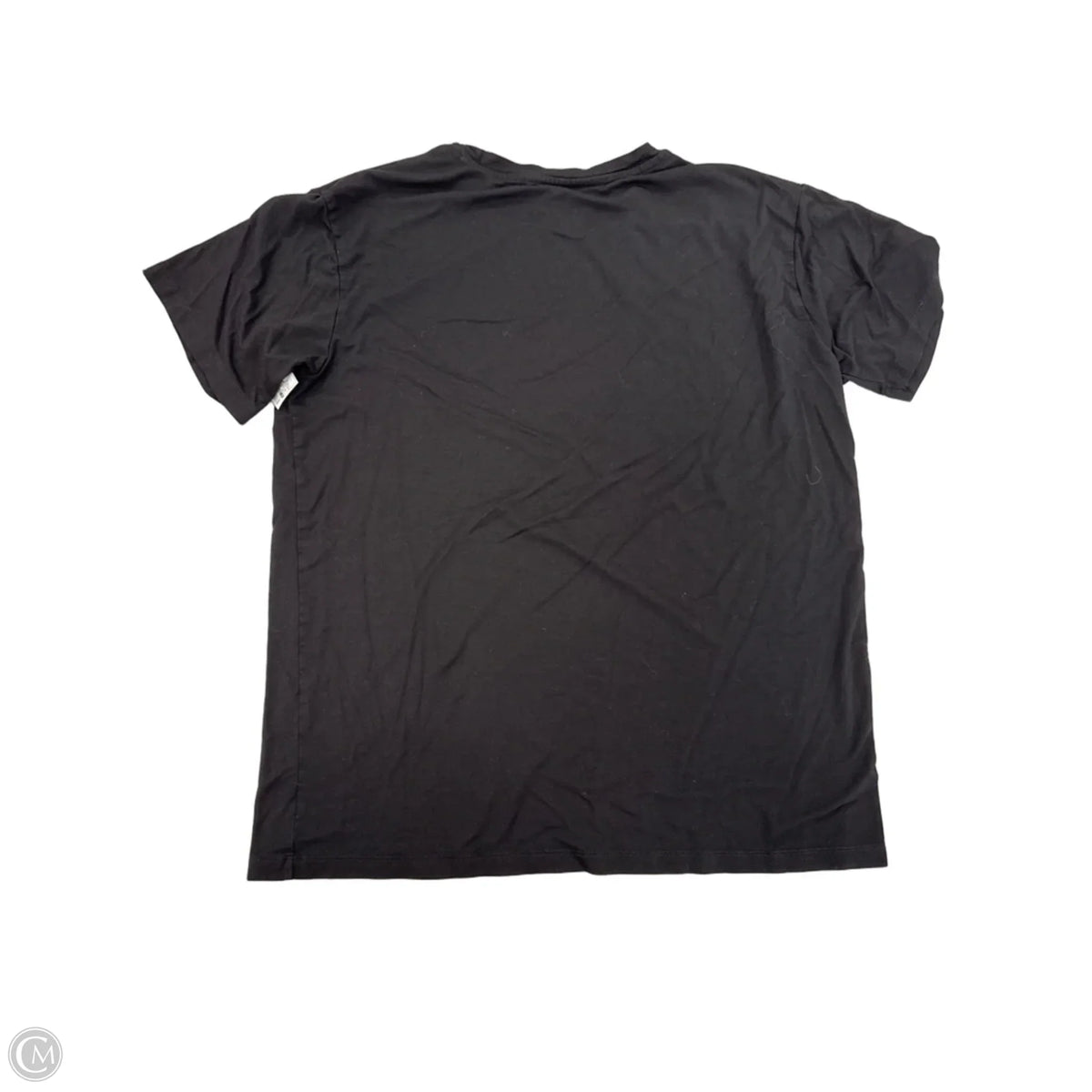 Top Short Sleeve By Cme In Black, Size: M