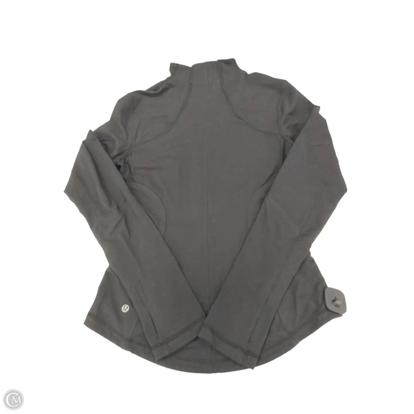 Athletic Jacket By Lululemon In Black, Size: 8