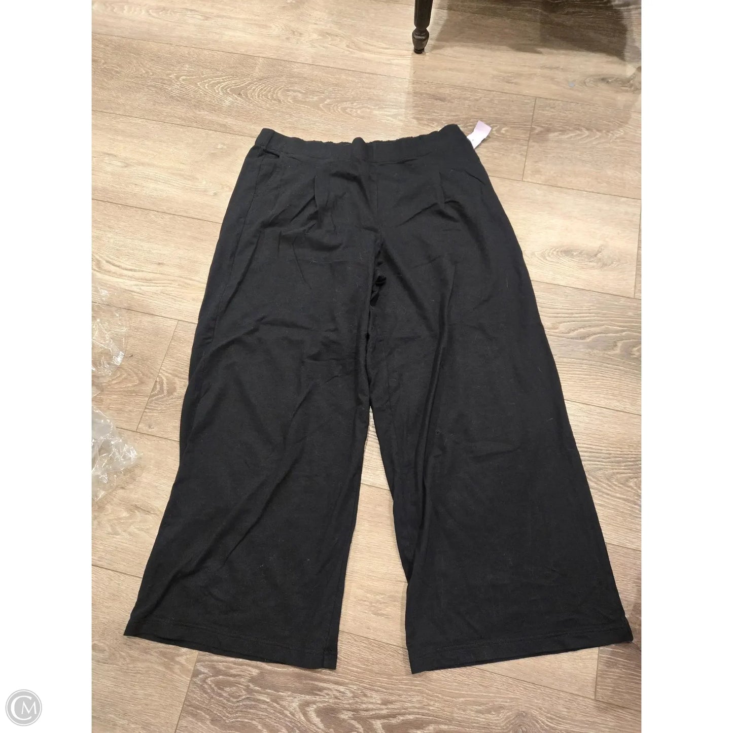 Pants Wide Leg By Aerie In Black, Size: Xl