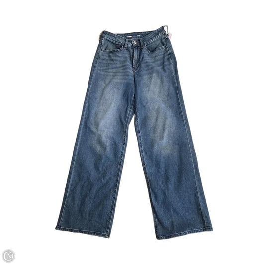 Jeans Wide Leg By Old Navy In Blue Denim, Size: 4