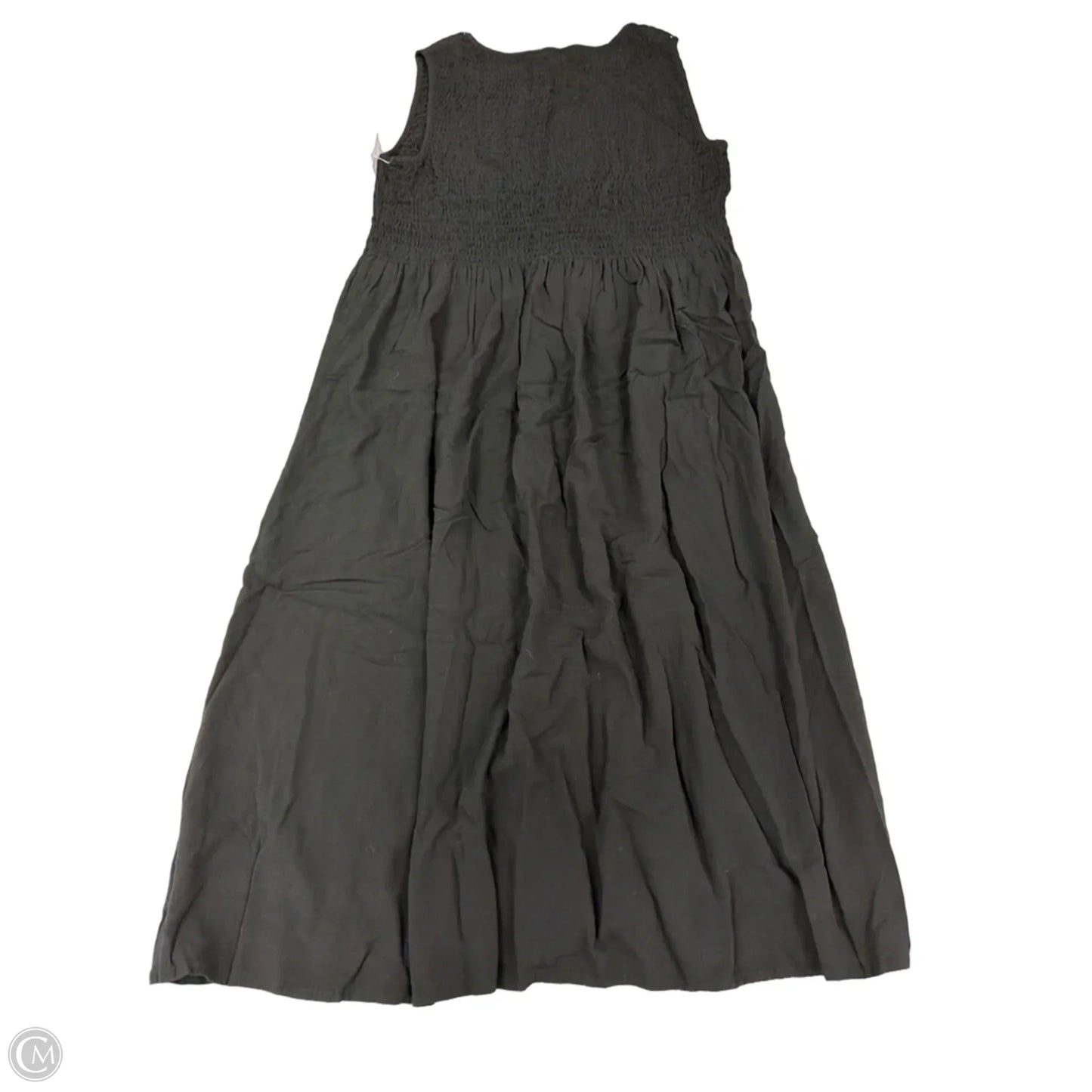 Dress Casual Midi By Croft And Barrow In Black, Size: Xl