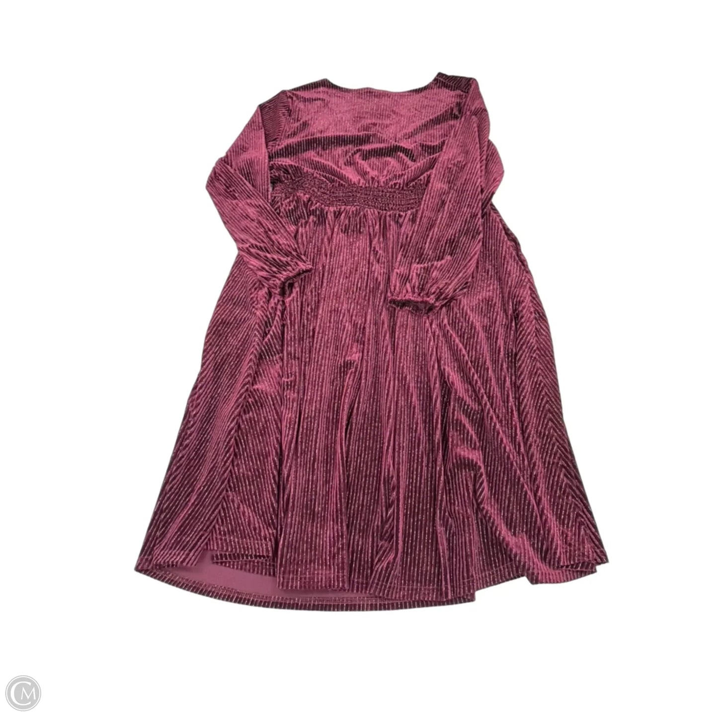 Dress Casual Midi By Bloomchic In Purple, Size: 1x