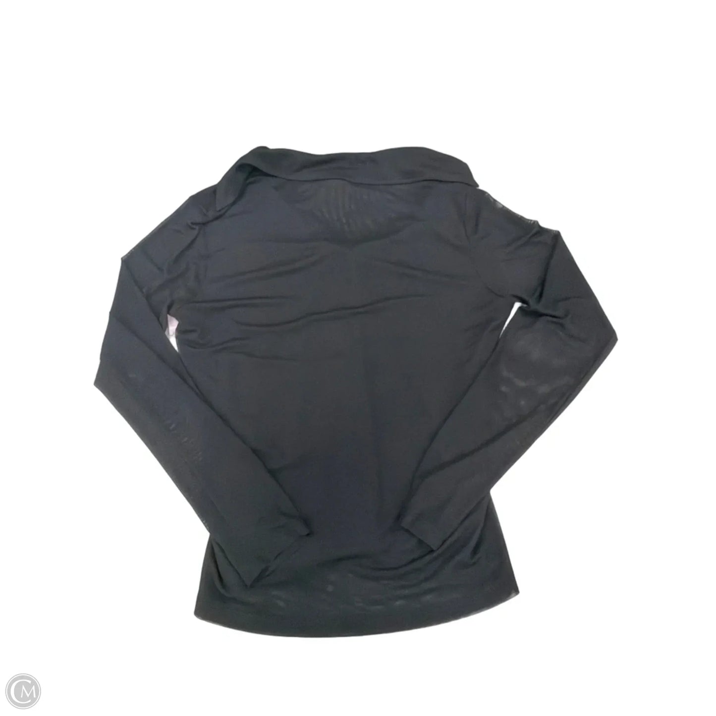 Top Long Sleeve By Ana In Black, Size: Xl