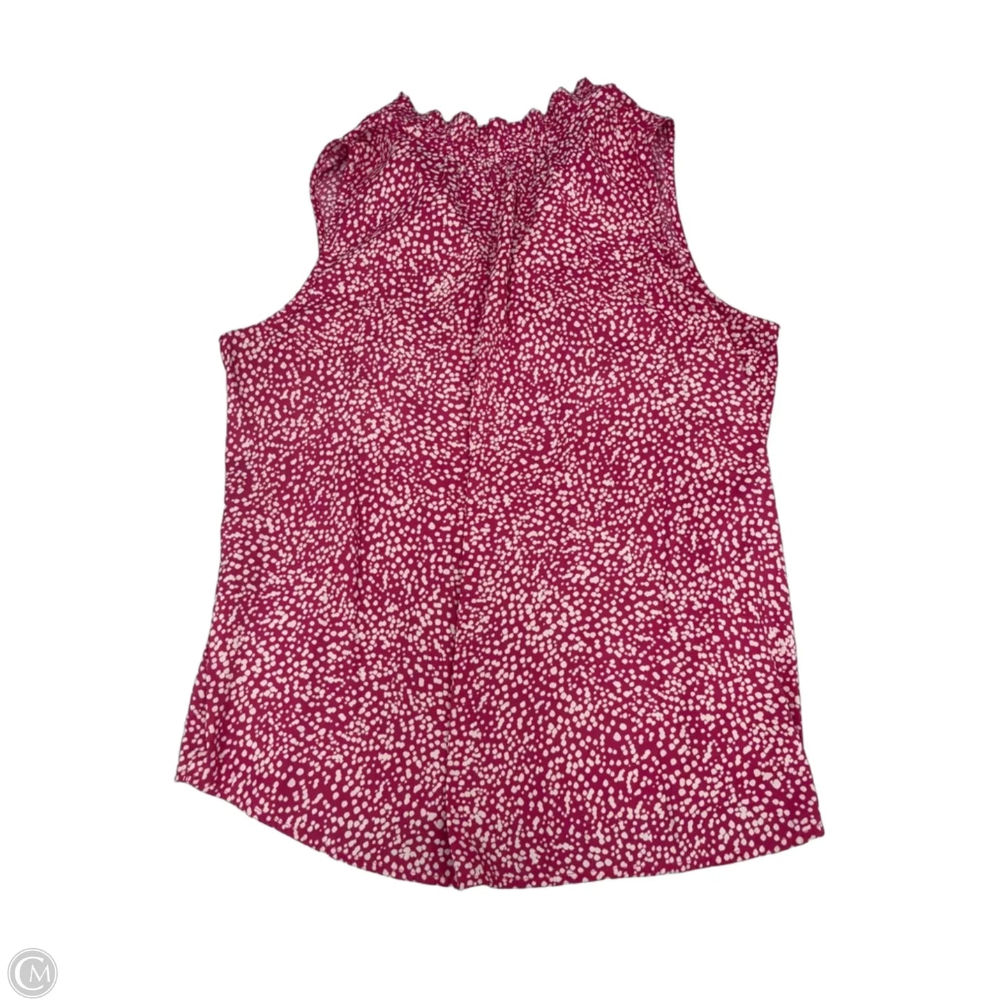 Top Sleeveless By Loft In Pink, Size: Xl