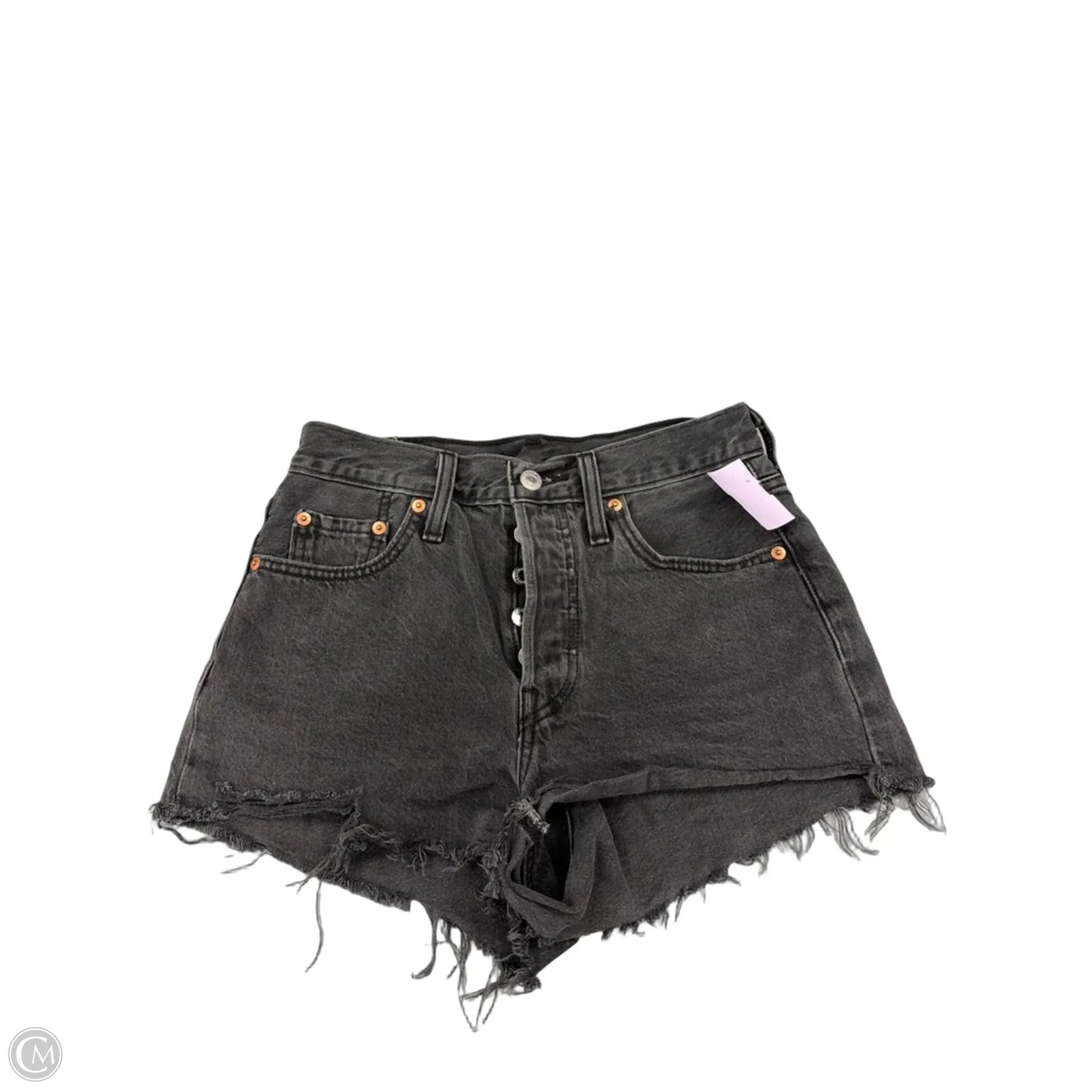 Shorts By Levis In Black Denim, Size: 2