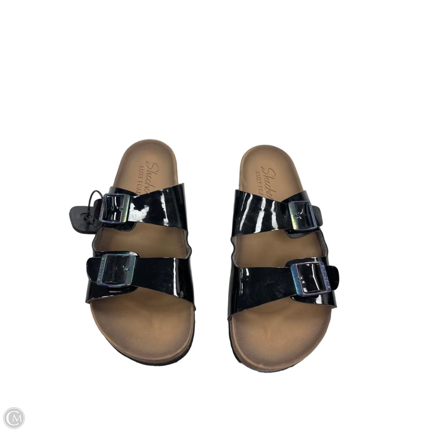 Sandals Flip Flops By Skechers In Black, Size: 9