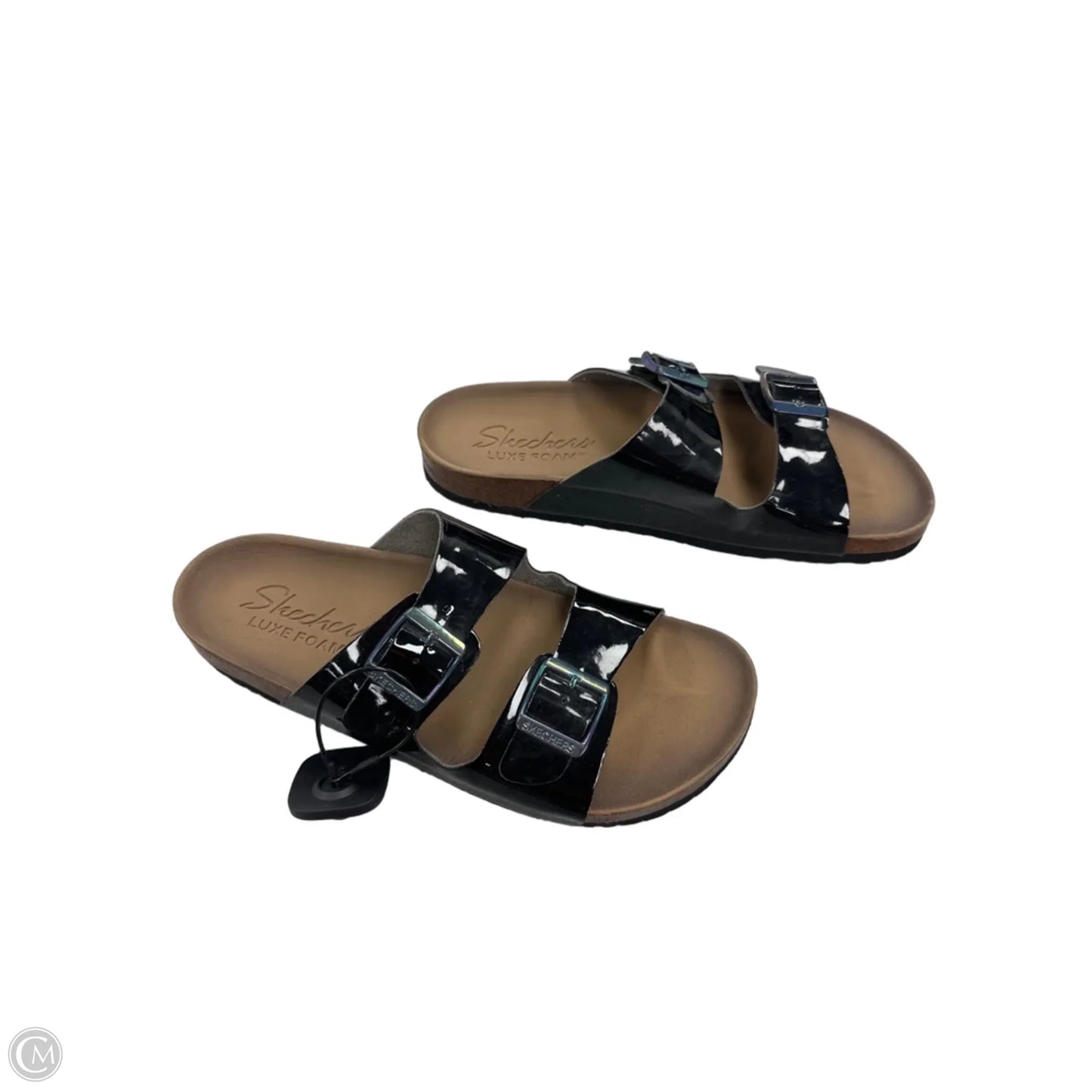 Sandals Flip Flops By Skechers In Black, Size: 9