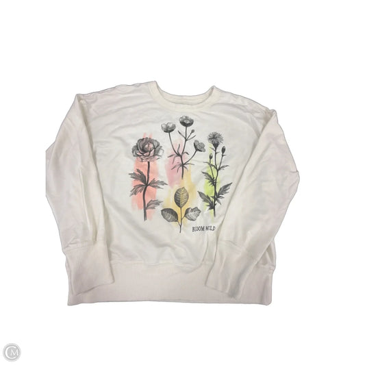 Top Long Sleeve By Fifth Sun In White, Size: Xl
