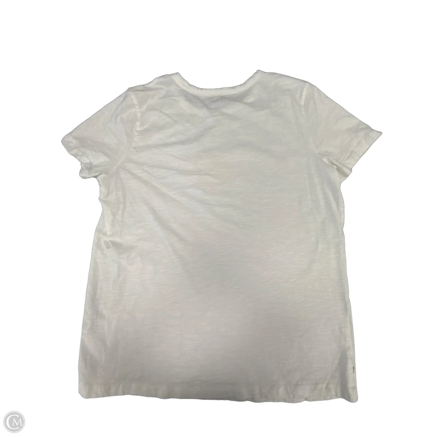 Top Short Sleeve By Maurices In White, Size: L