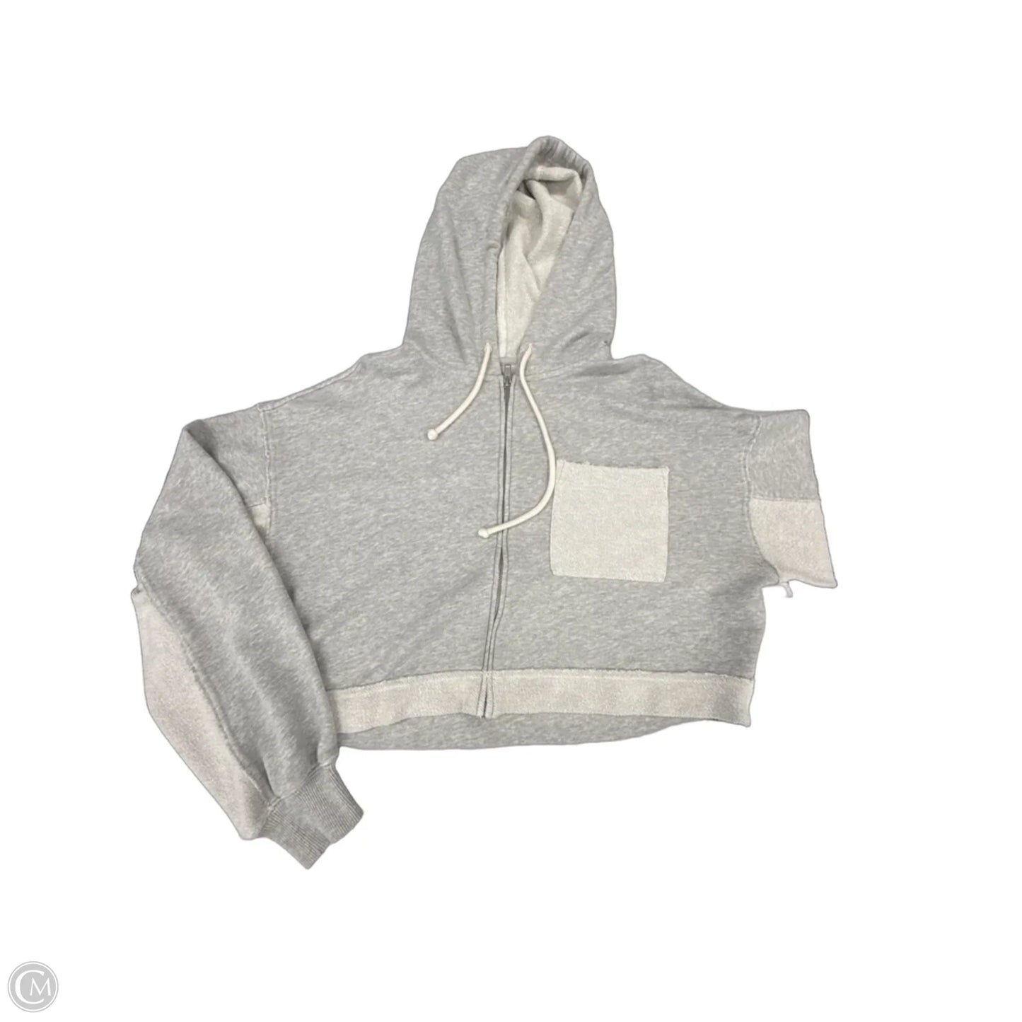 Top Long Sleeve By Aerie In Grey, Size: M