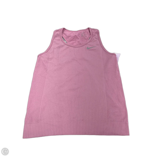 Athletic Tank Top By Nike In Pink, Size: S