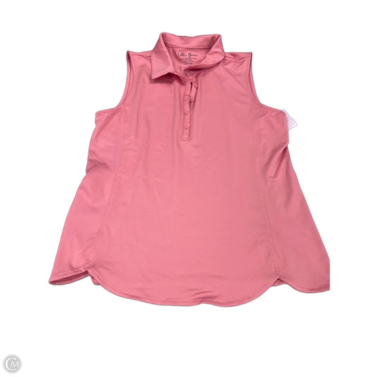 Athletic Tank Top By Lillie Green In Pink, Size: M