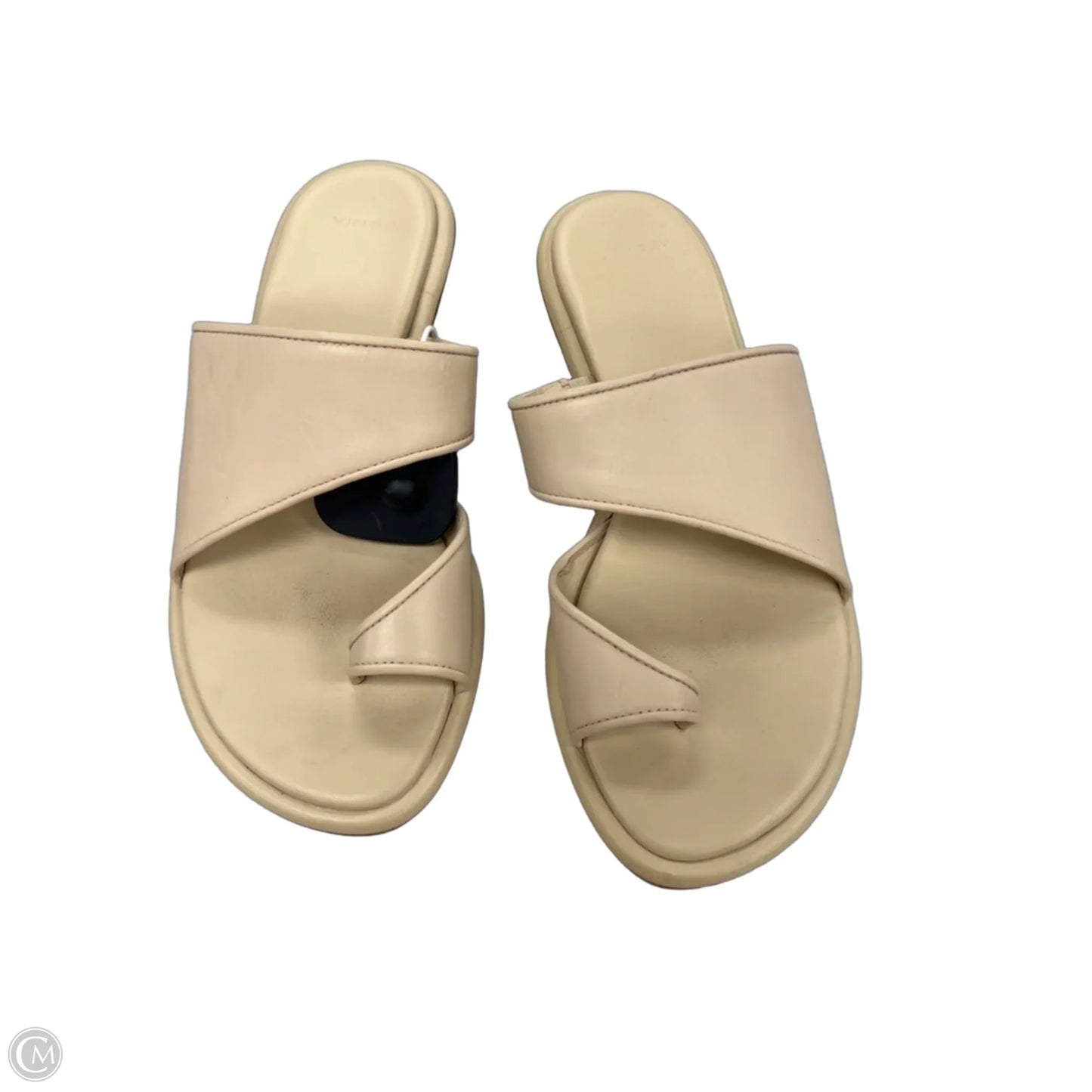 Sandals Flats By Vince In Beige, Size: 6