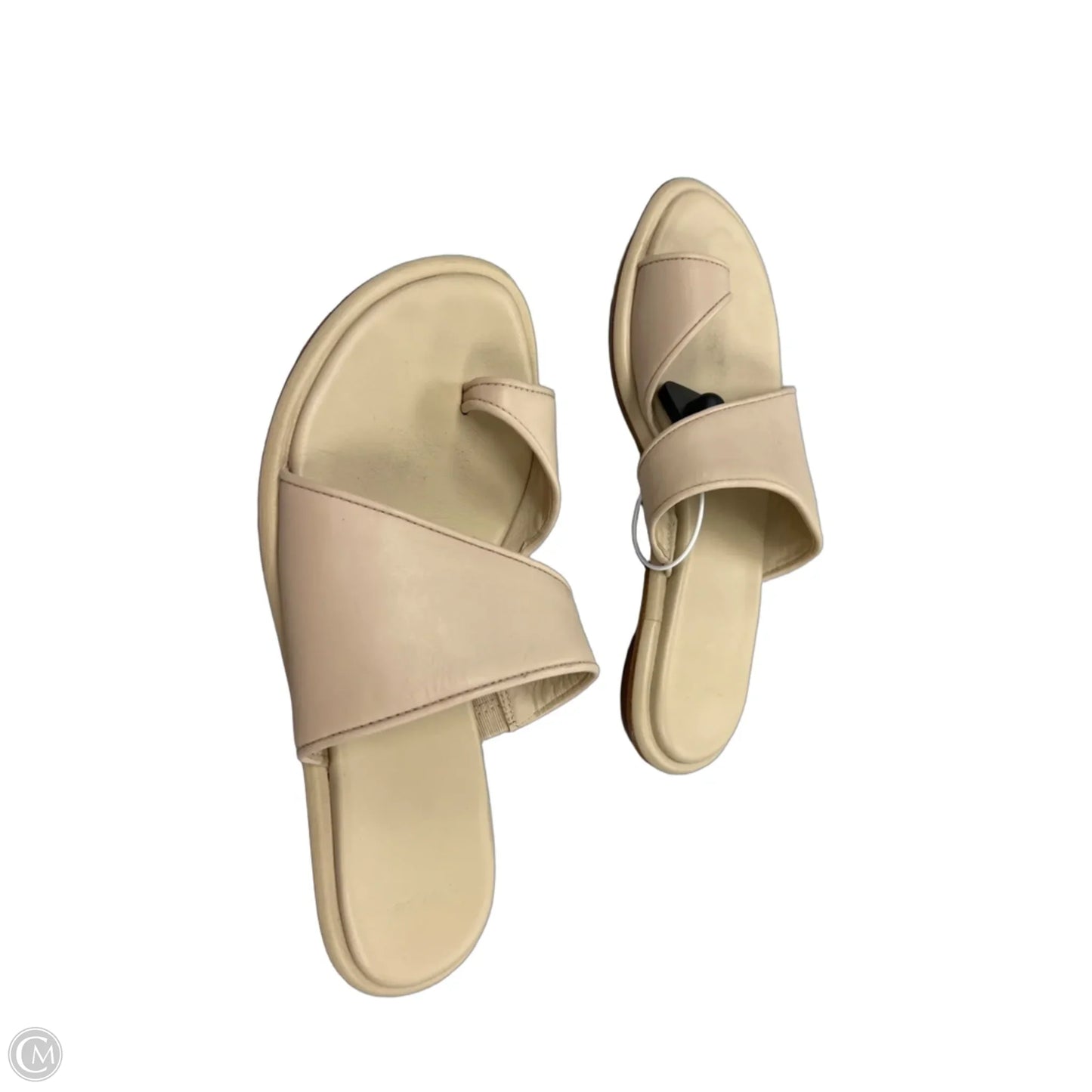 Sandals Flats By Vince In Beige, Size: 6