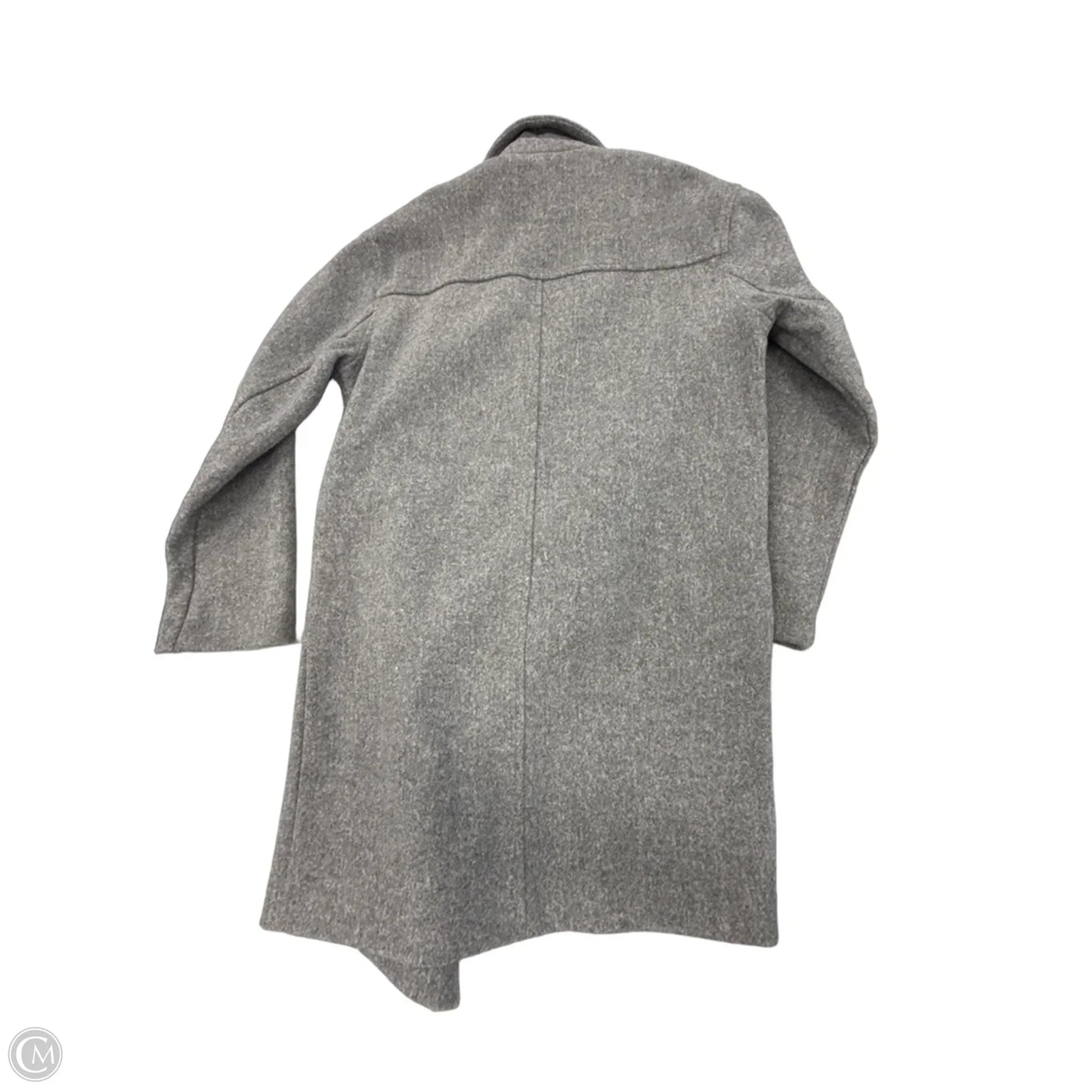 Coat Peacoat By Top Shop In Grey, Size: Xs