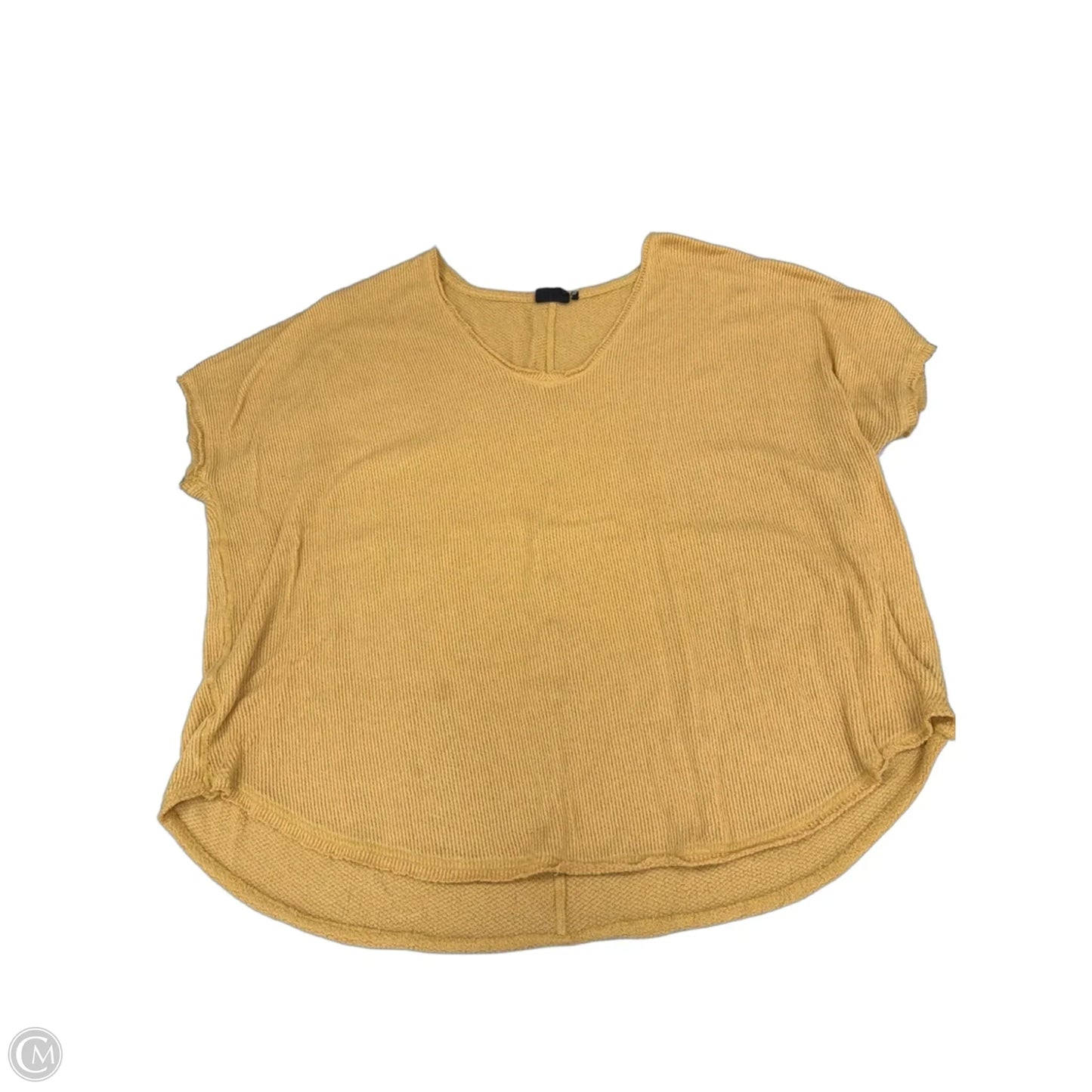 Top Short Sleeve By Out From Under In Yellow, Size: Xl