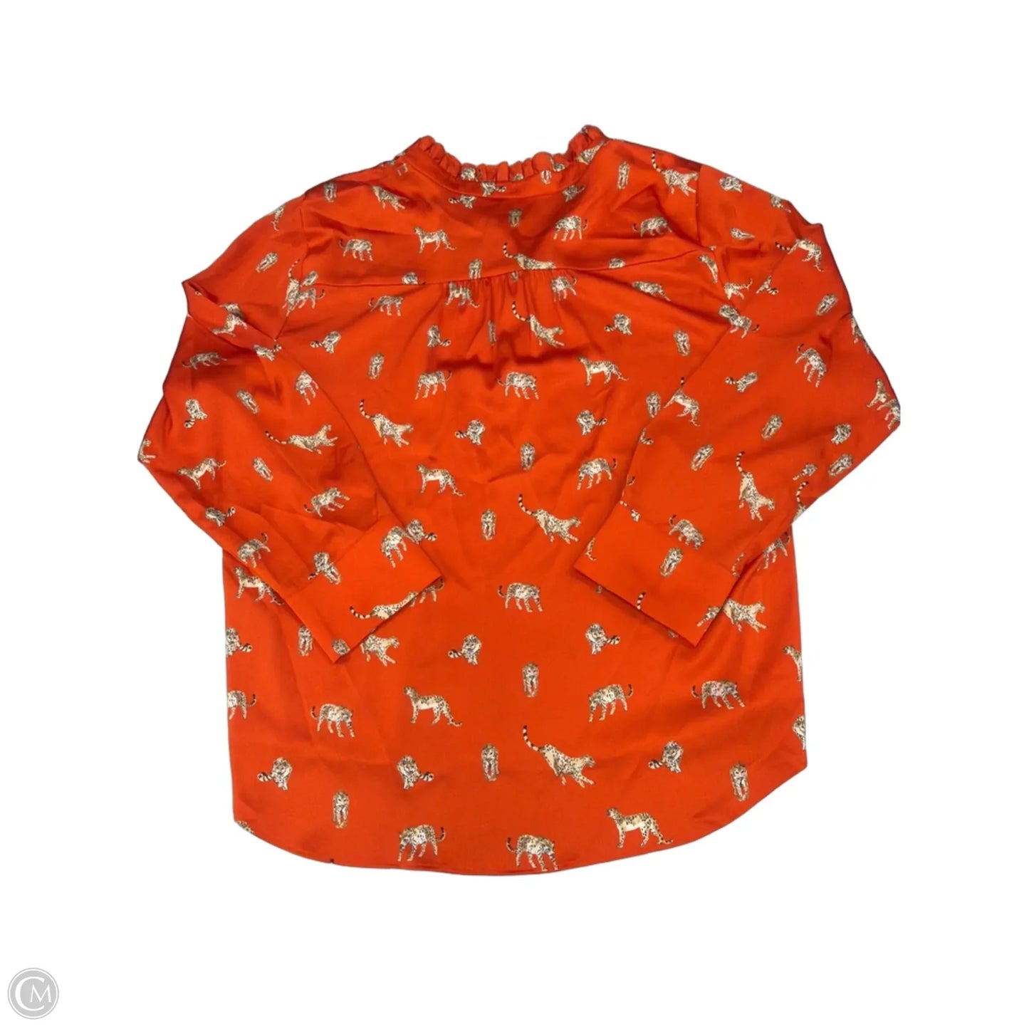 Top Long Sleeve By Chicos In Orange, Size: Xl