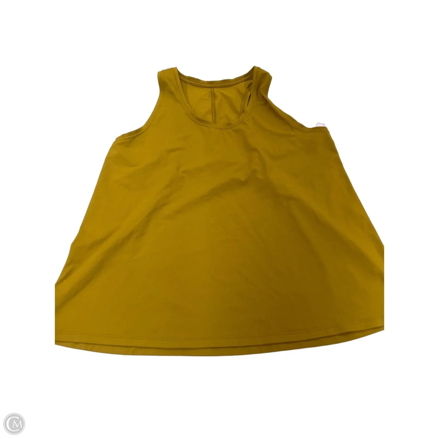 Athletic Tank Top By Lululemon In Yellow, Size: S