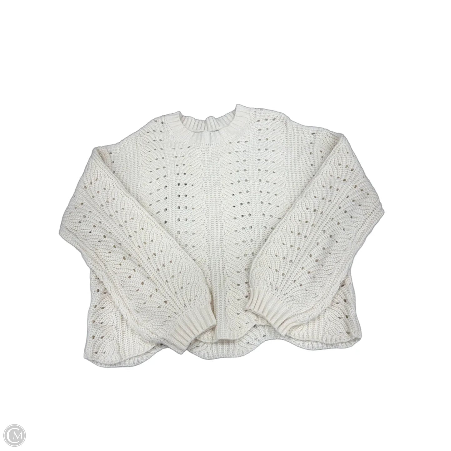 Sweater By Jessica Simpson In Cream, Size: L