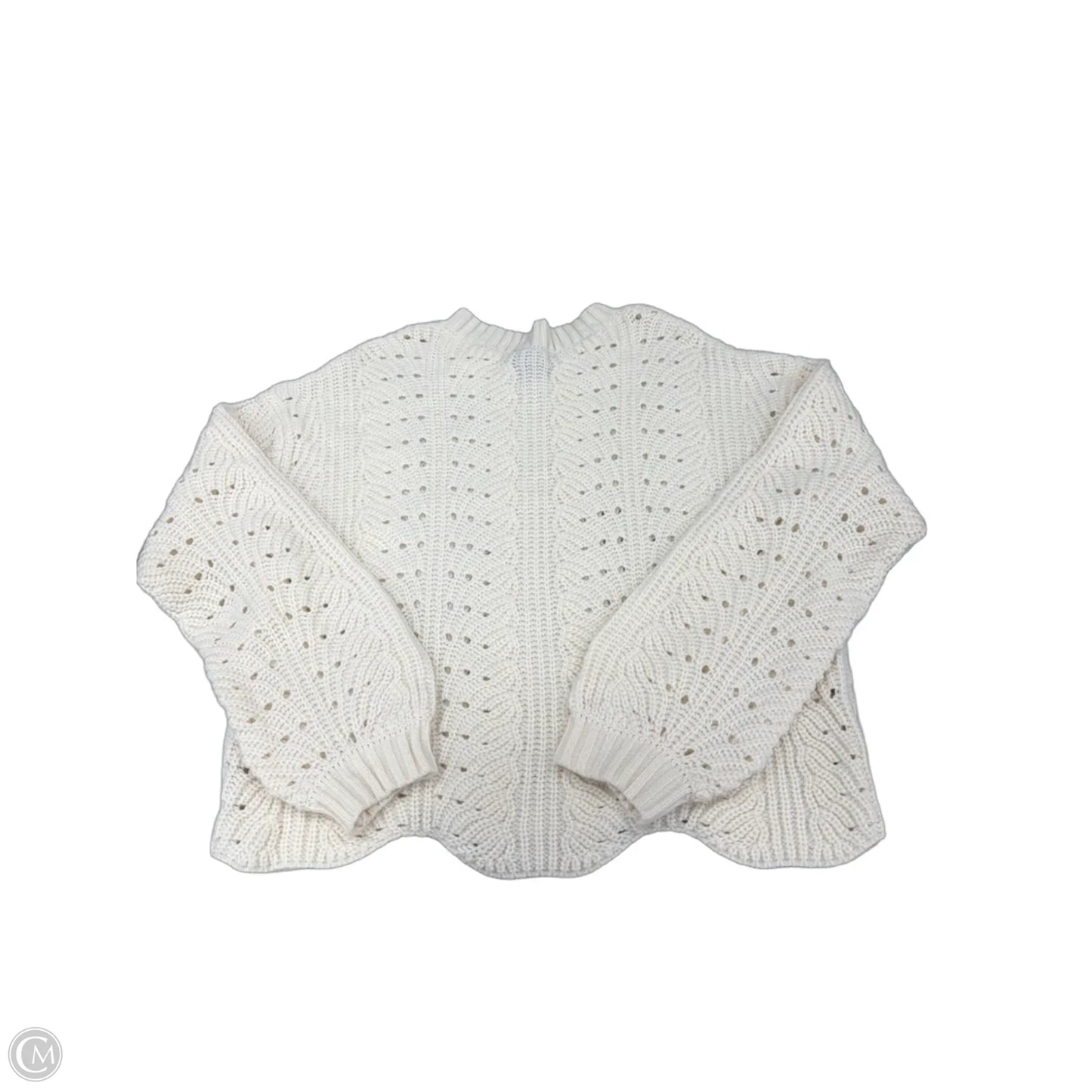 Sweater By Jessica Simpson In Cream, Size: L