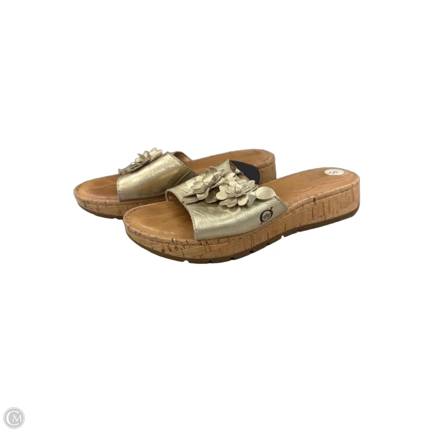 Sandals Flats By Born In Gold, Size: 6