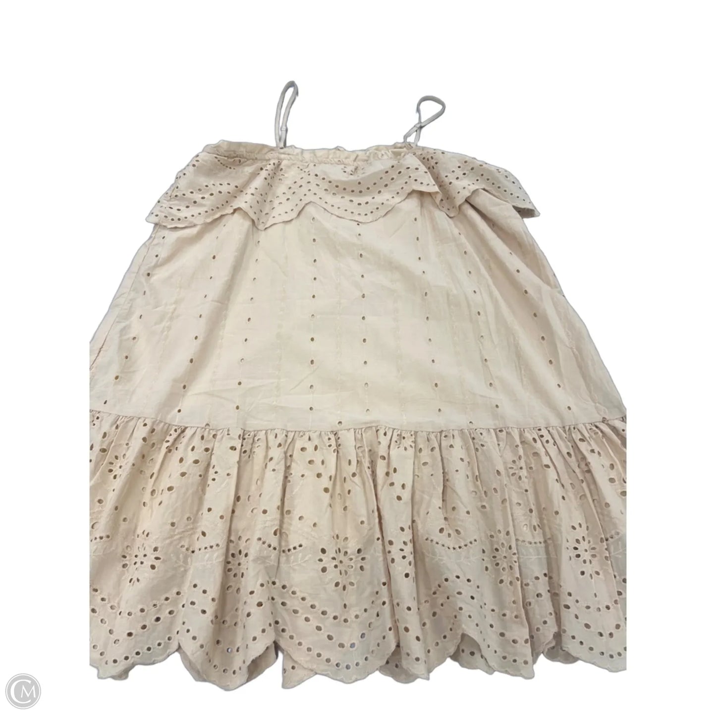 Dress Casual Short By Blu Pepper In Tan, Size: M