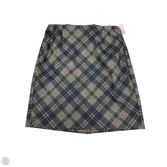 Skirt Mini & Short By Cabi In Plaid Pattern, Size: 10