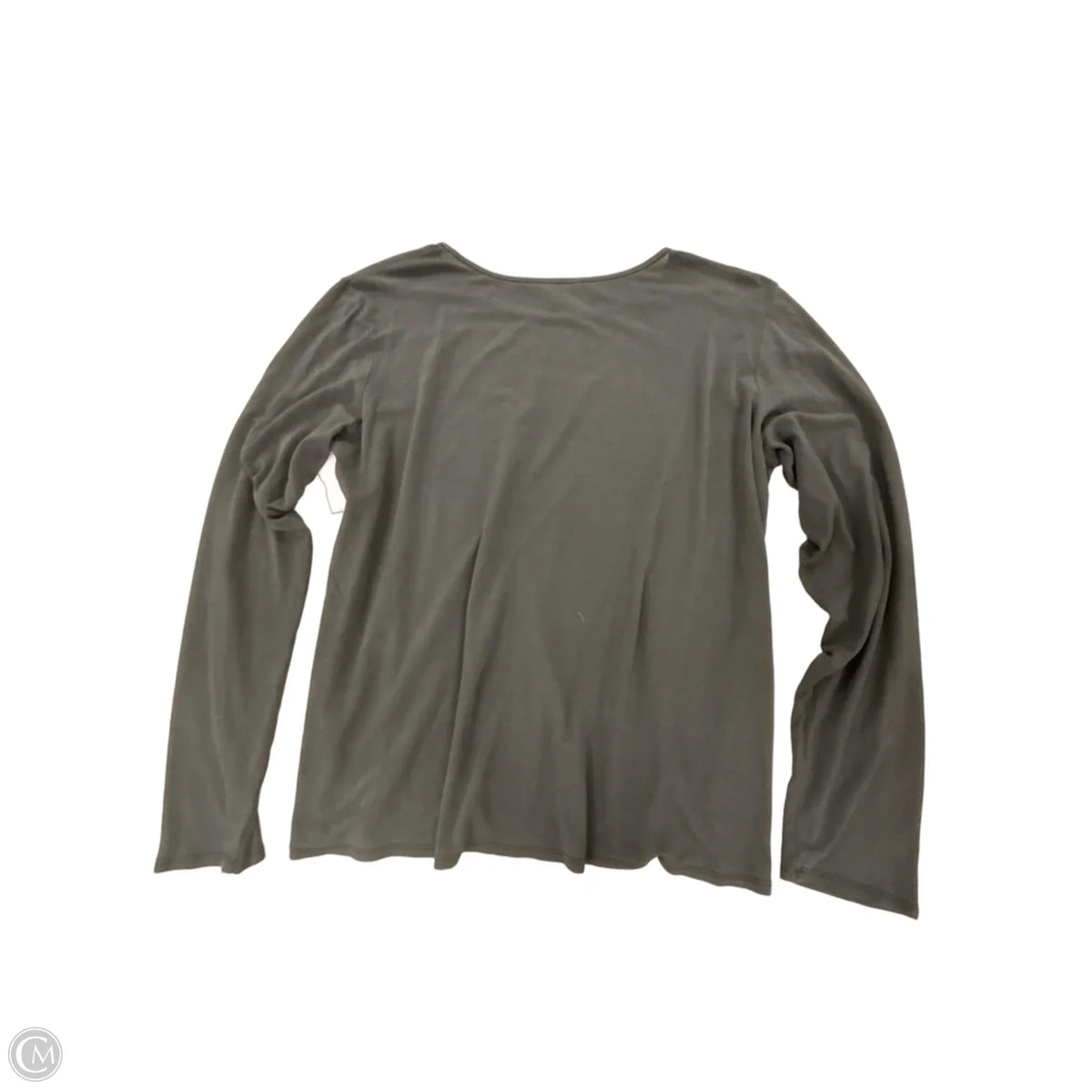 Top Long Sleeve Basic By Eileen Fisher In Black, Size: L