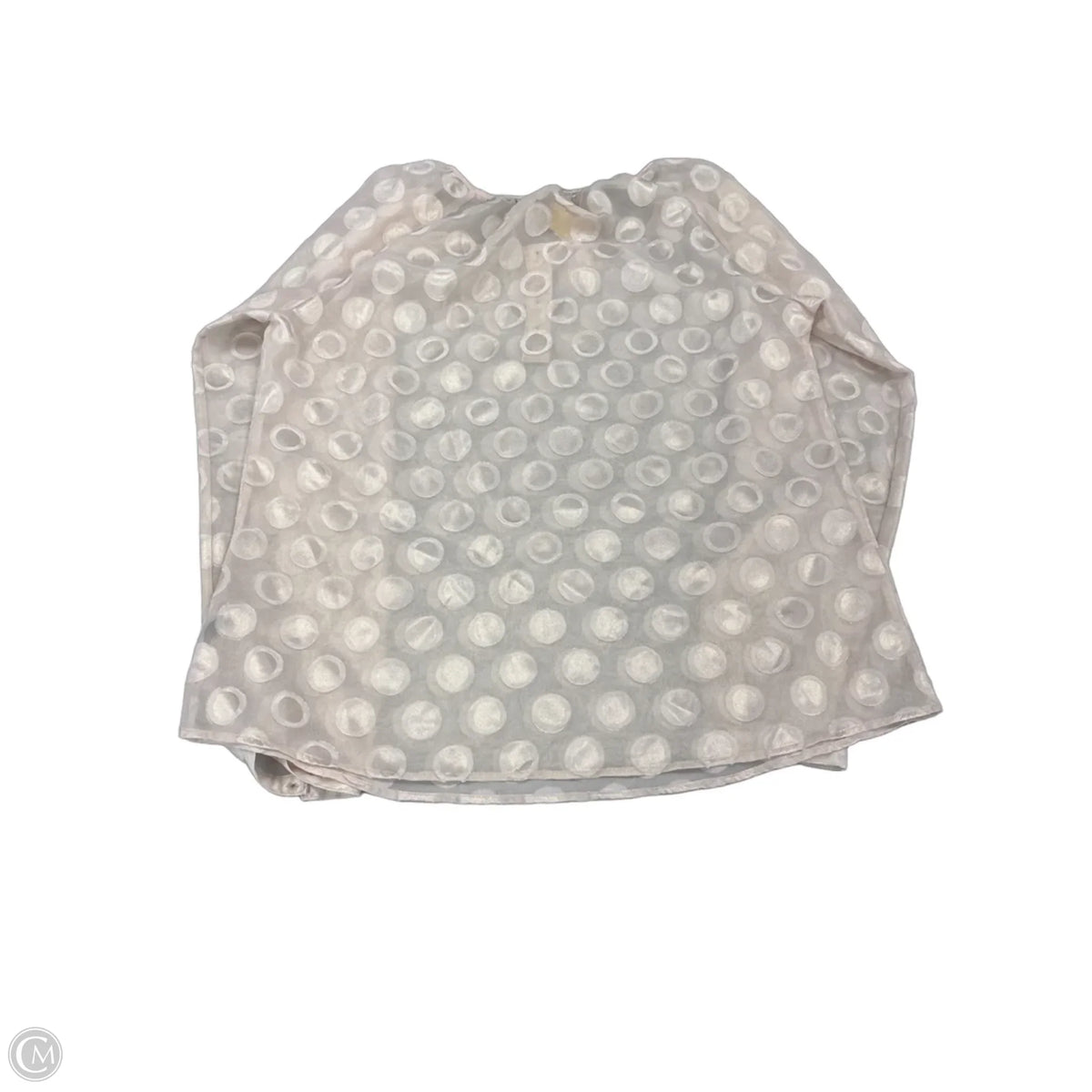 Top Long Sleeve By Limited In Polkadot Pattern, Size: L