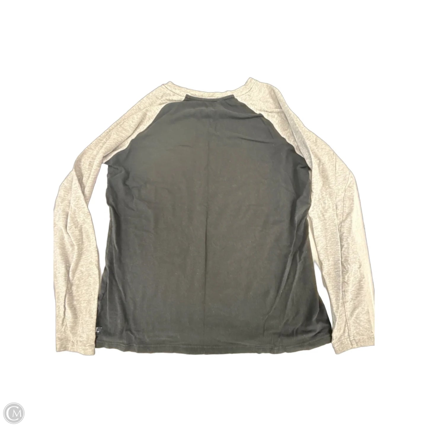 Top Long Sleeve By Ariat In Black & Grey, Size: Xl