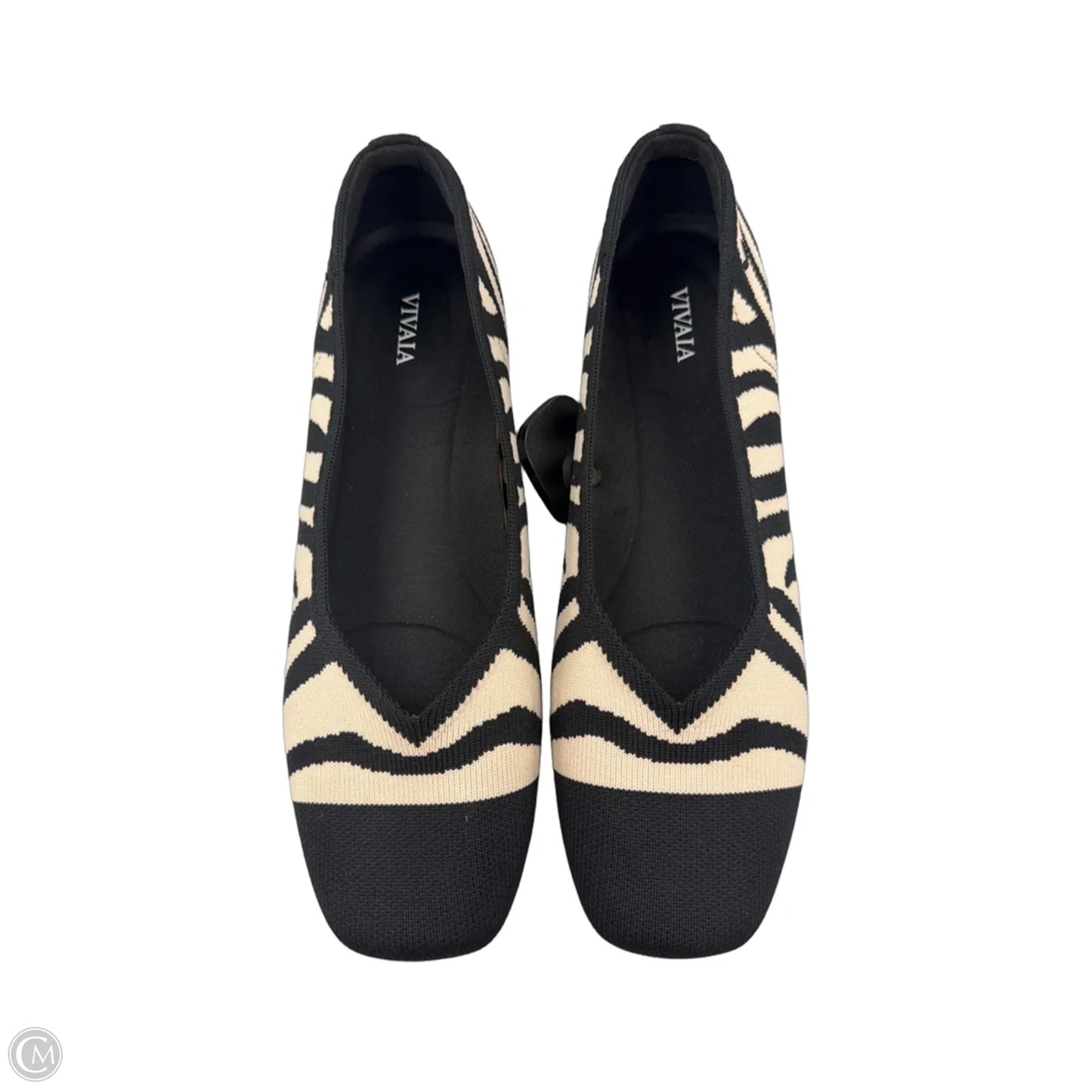 Shoes Flats By Vivaia In Zebra Print, Size: 10