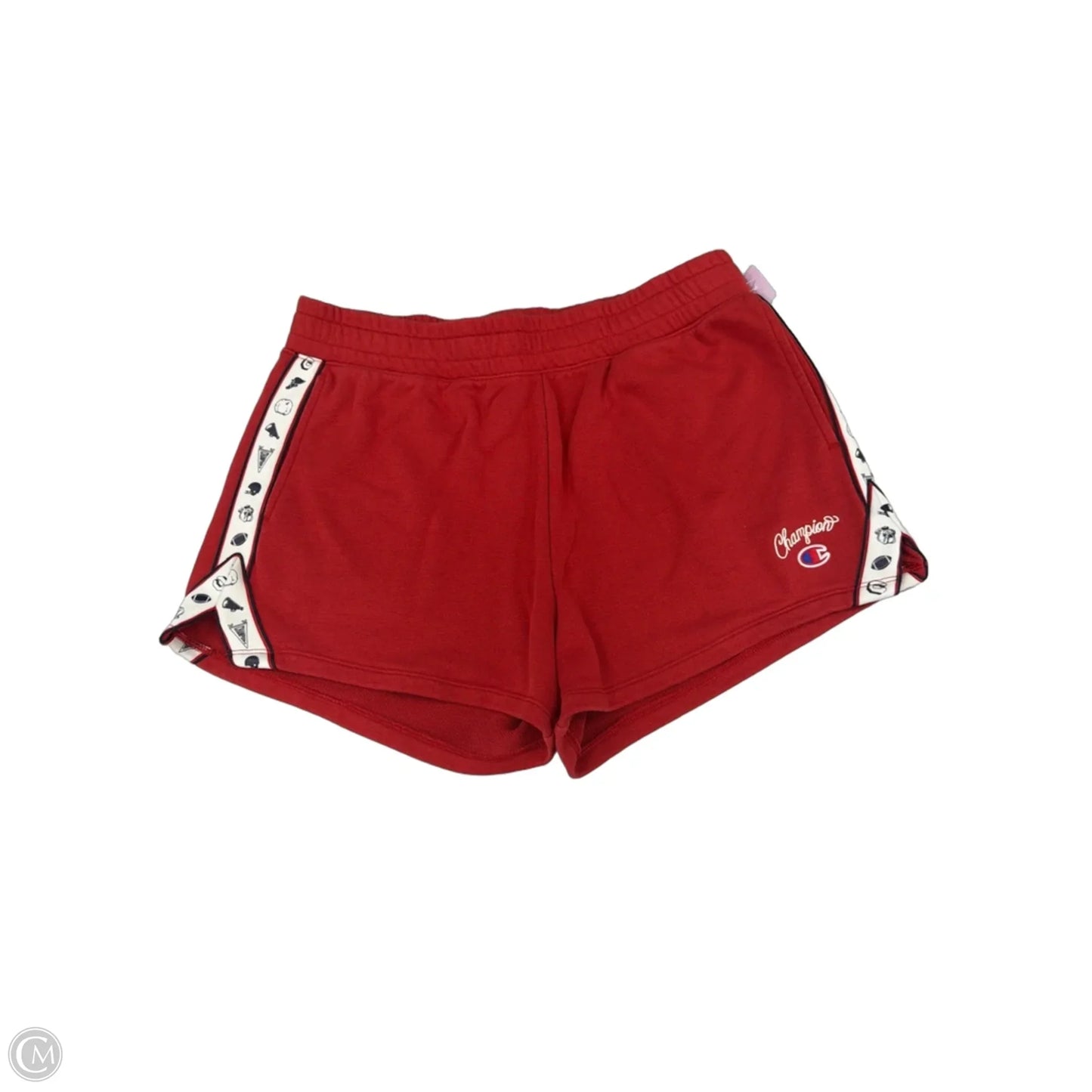 Athletic Shorts By Champion In Red, Size: L