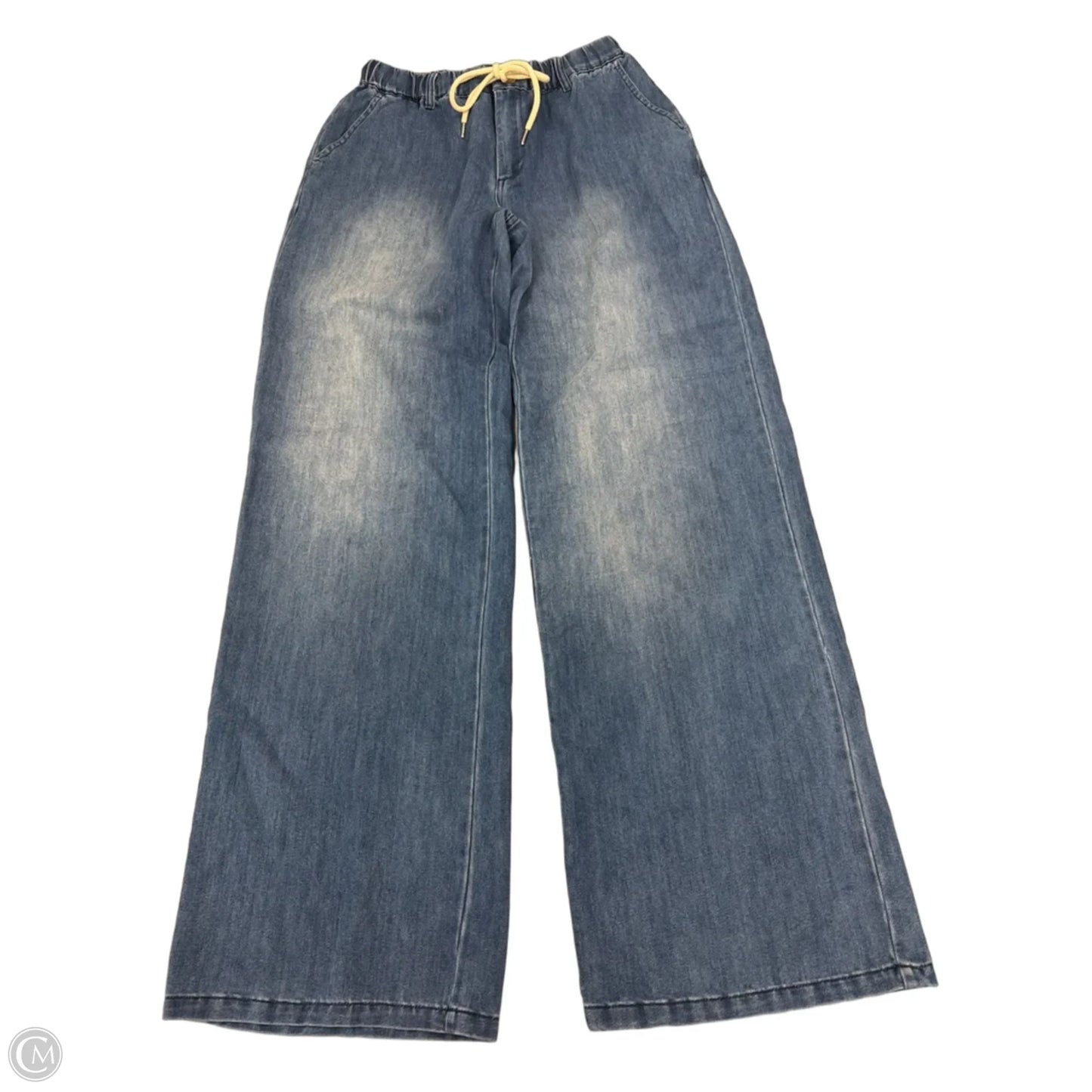 Jeans Wide Leg By Cme In Blue Denim, Size: 8