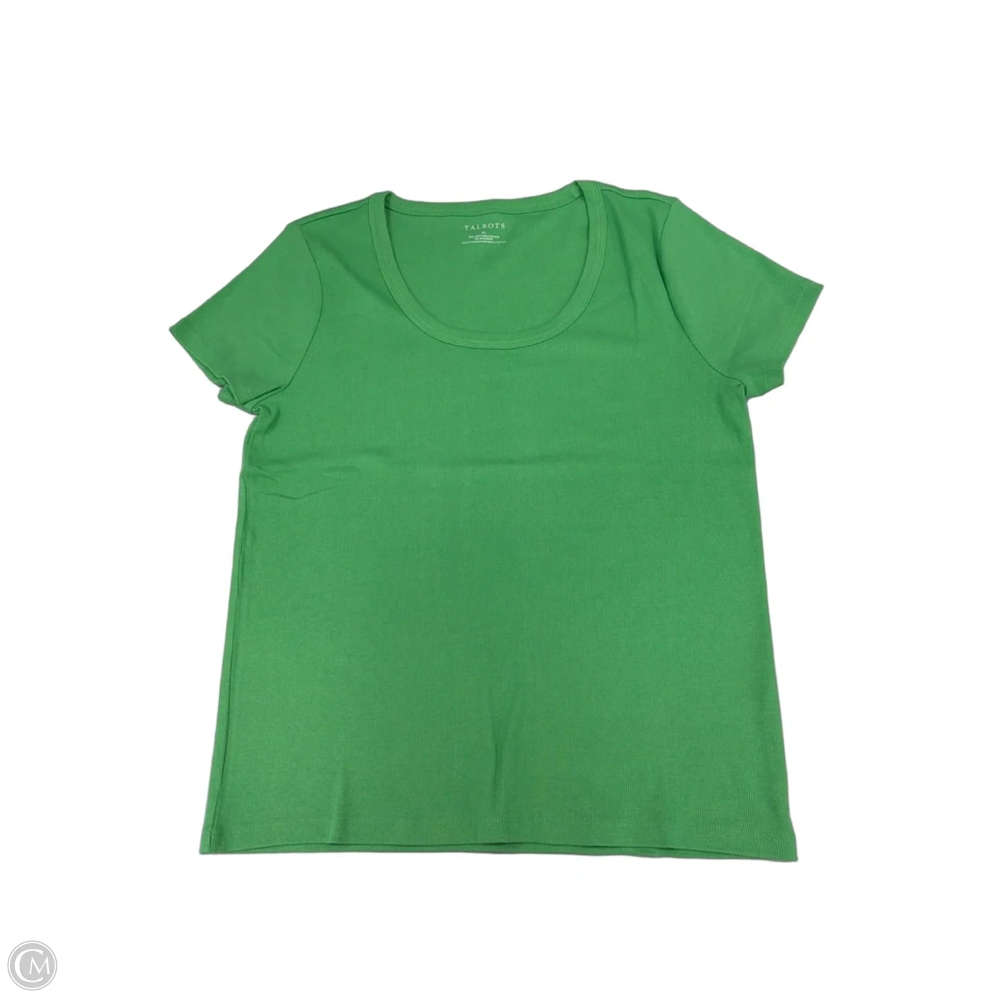 Top Short Sleeve By Talbots In Green, Size: Xl