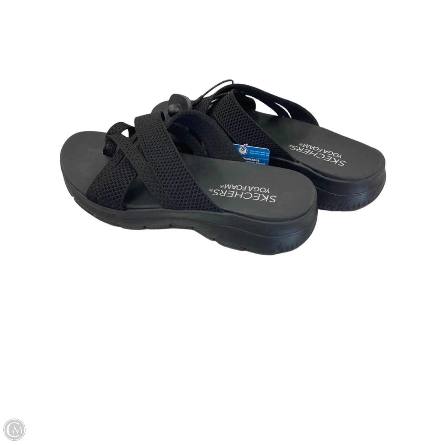 Sandals Flip Flops By Skechers In Black, Size: 8