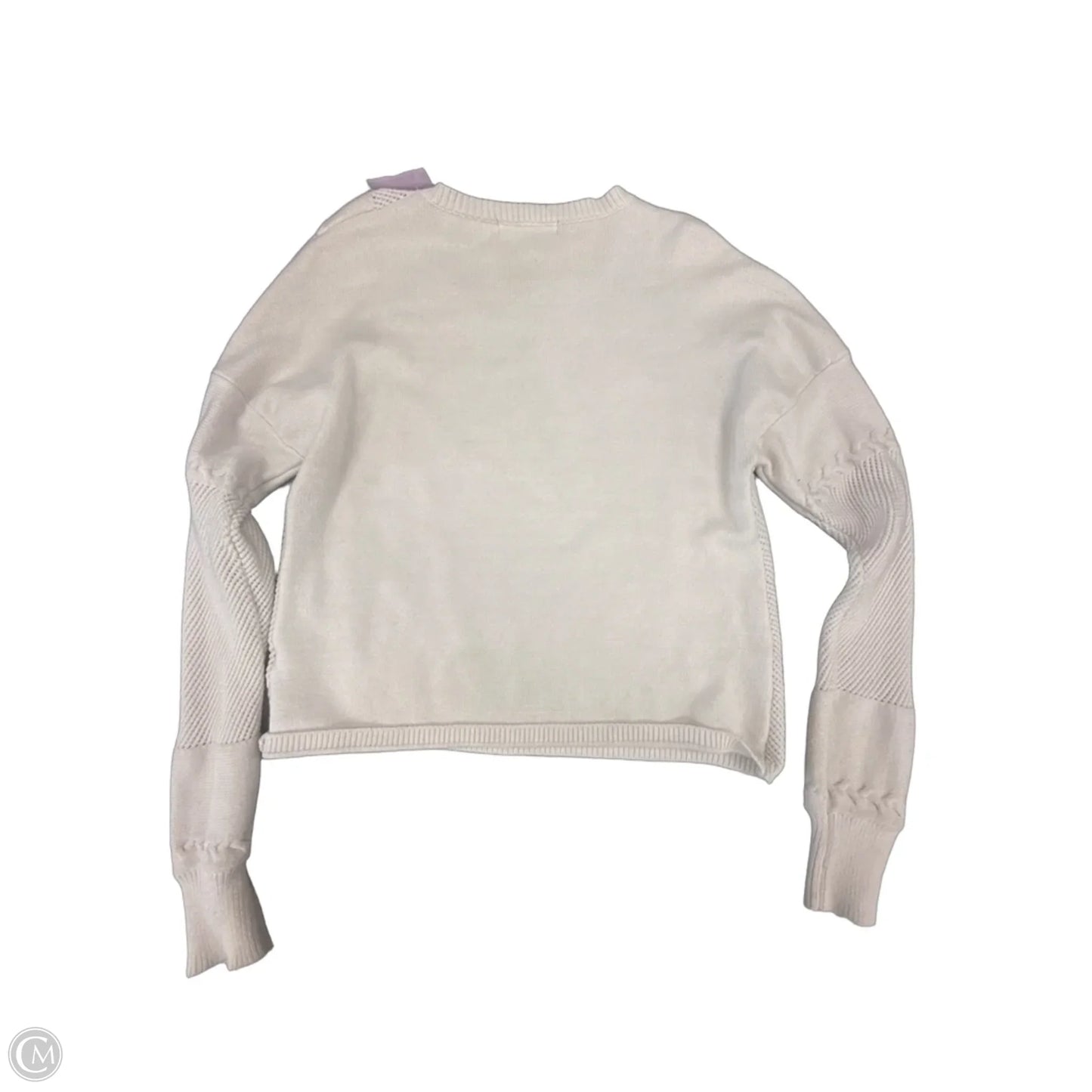 Top Long Sleeve By Mazik In White, Size: S