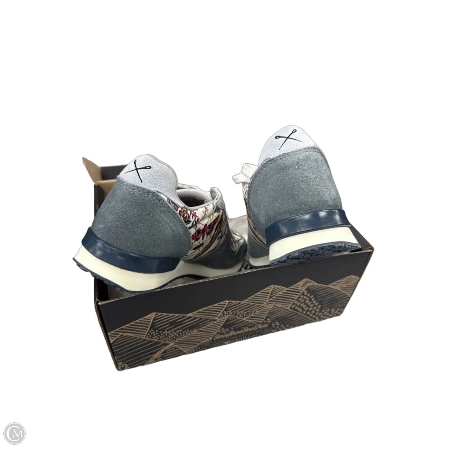Shoes Sneakers By Cme In Blue & Grey, Size: 10