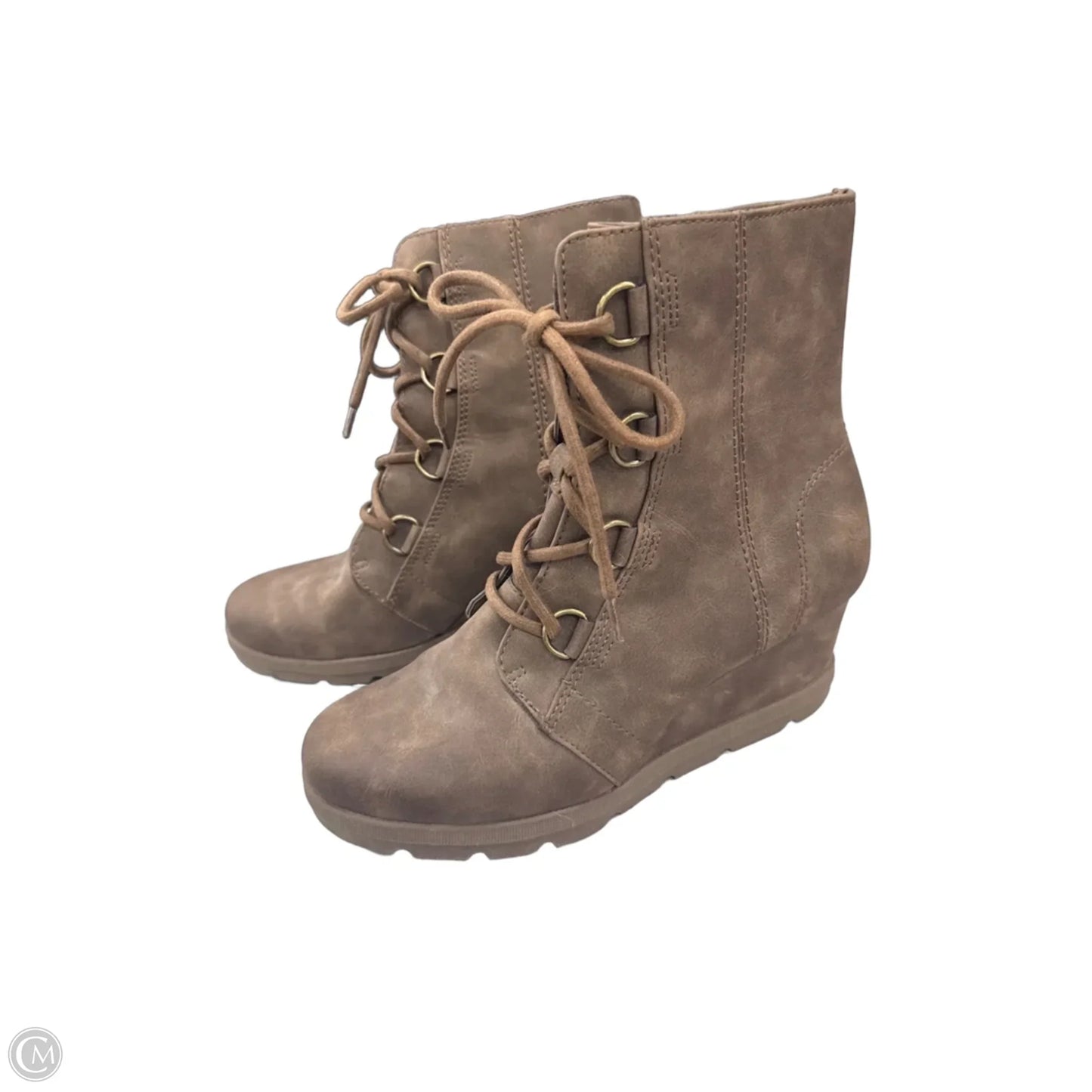 Boots Ankle Heels By Sonoma In Brown, Size: 9