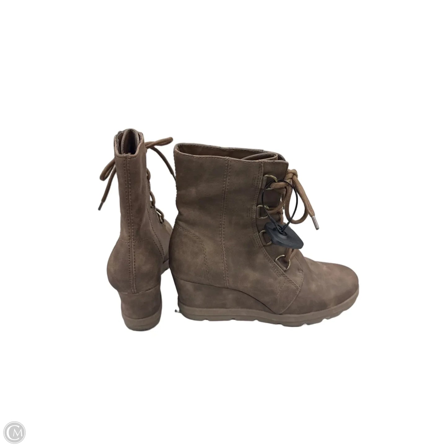 Boots Ankle Heels By Sonoma In Brown, Size: 9