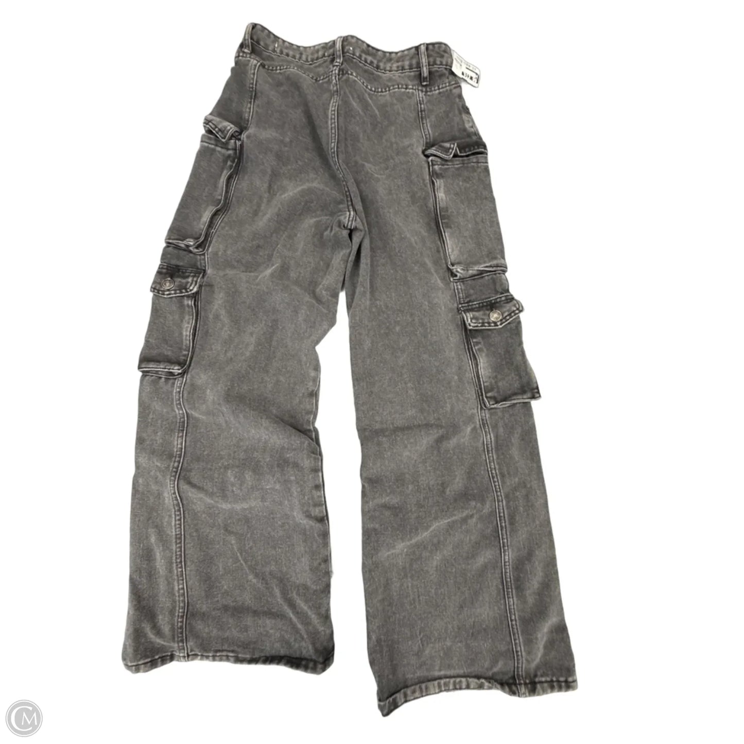 Jeans Wide Leg By Forever 21 In Black Denim, Size: 6