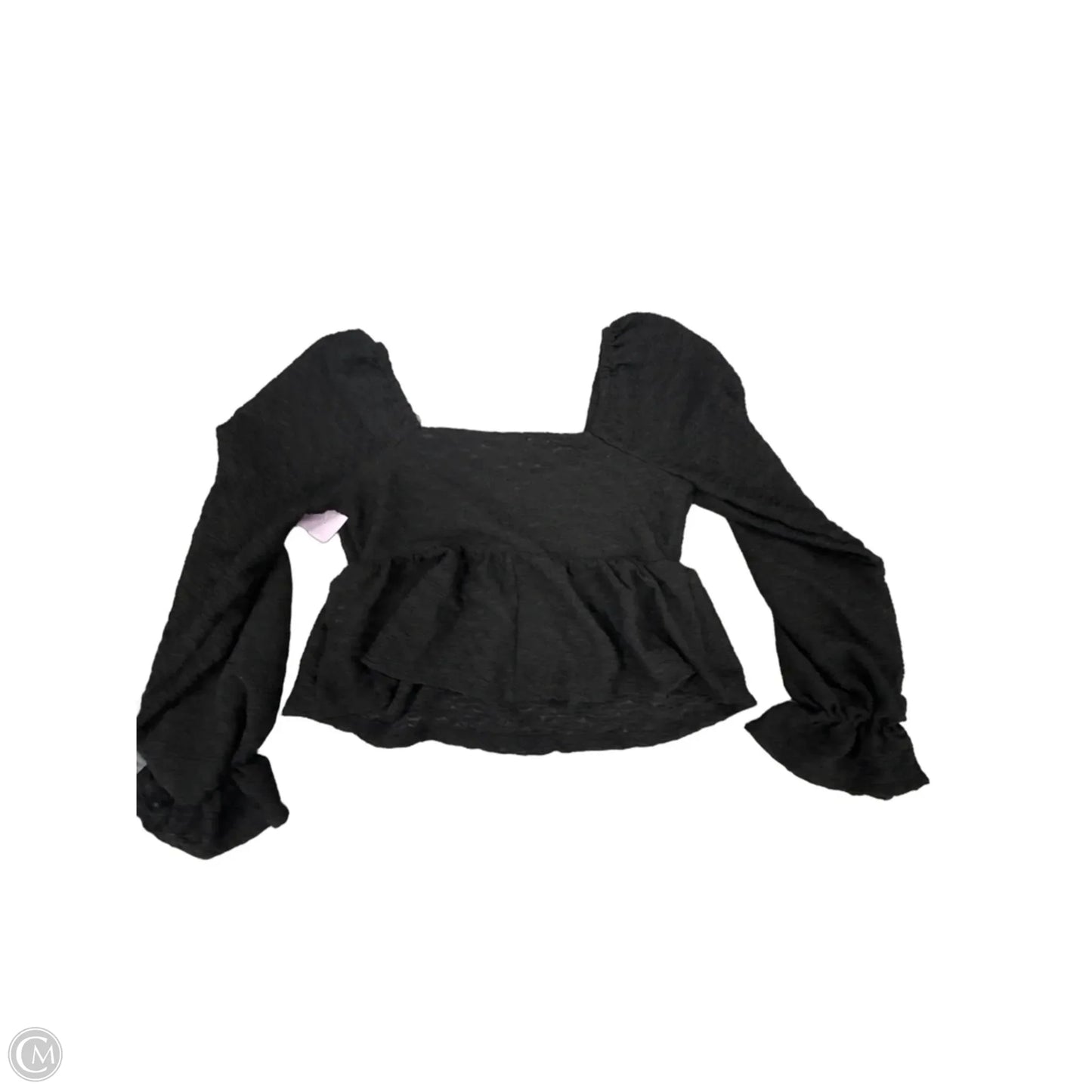 Top Long Sleeve By Sadie & Sage In Black, Size: S