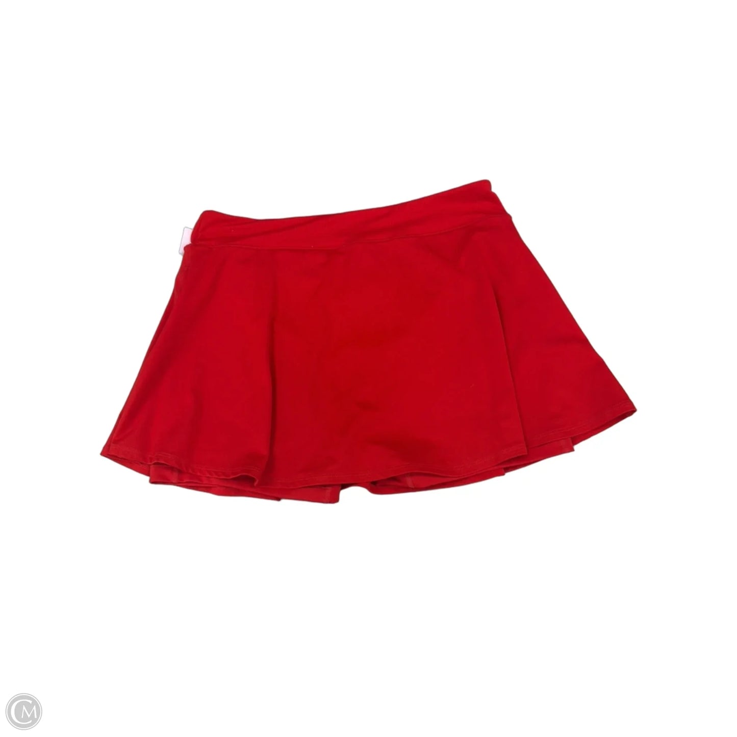 Athletic Skort By Nike In Red, Size: L