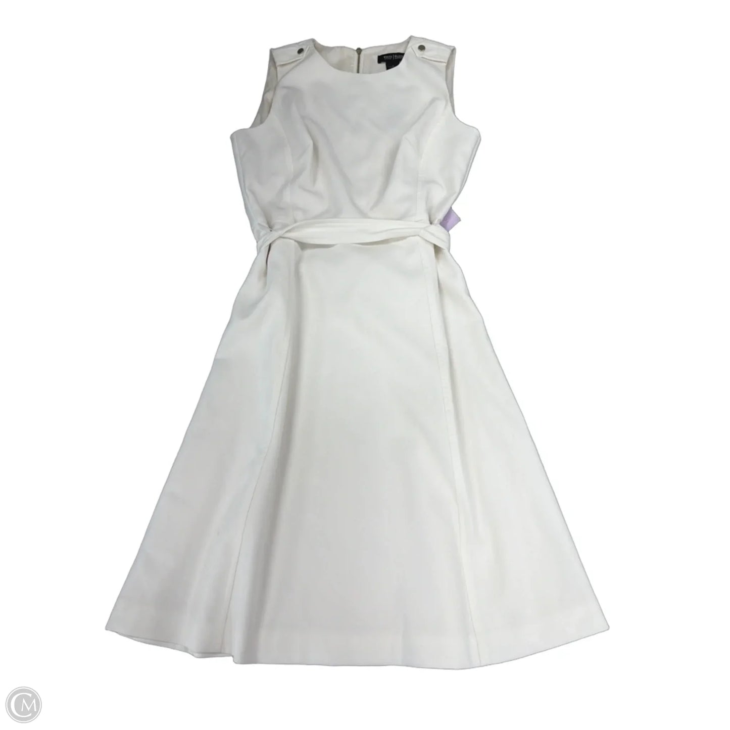 Dress Casual Short By White House Black Market In White, Size: S