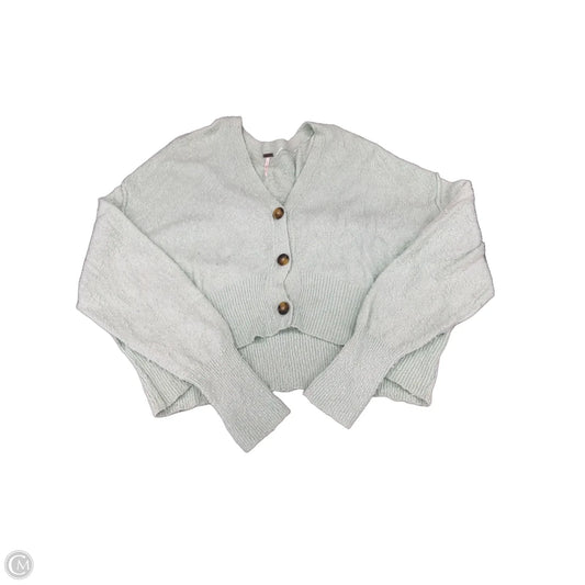 Cardigan By Free People In Aqua, Size: S