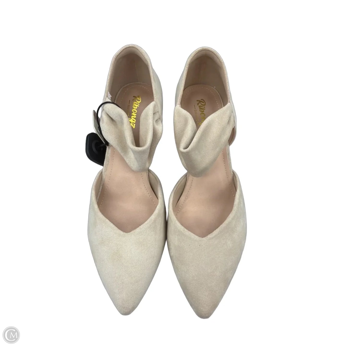 Shoes Heels Kitten By Cme In Cream, Size: 10