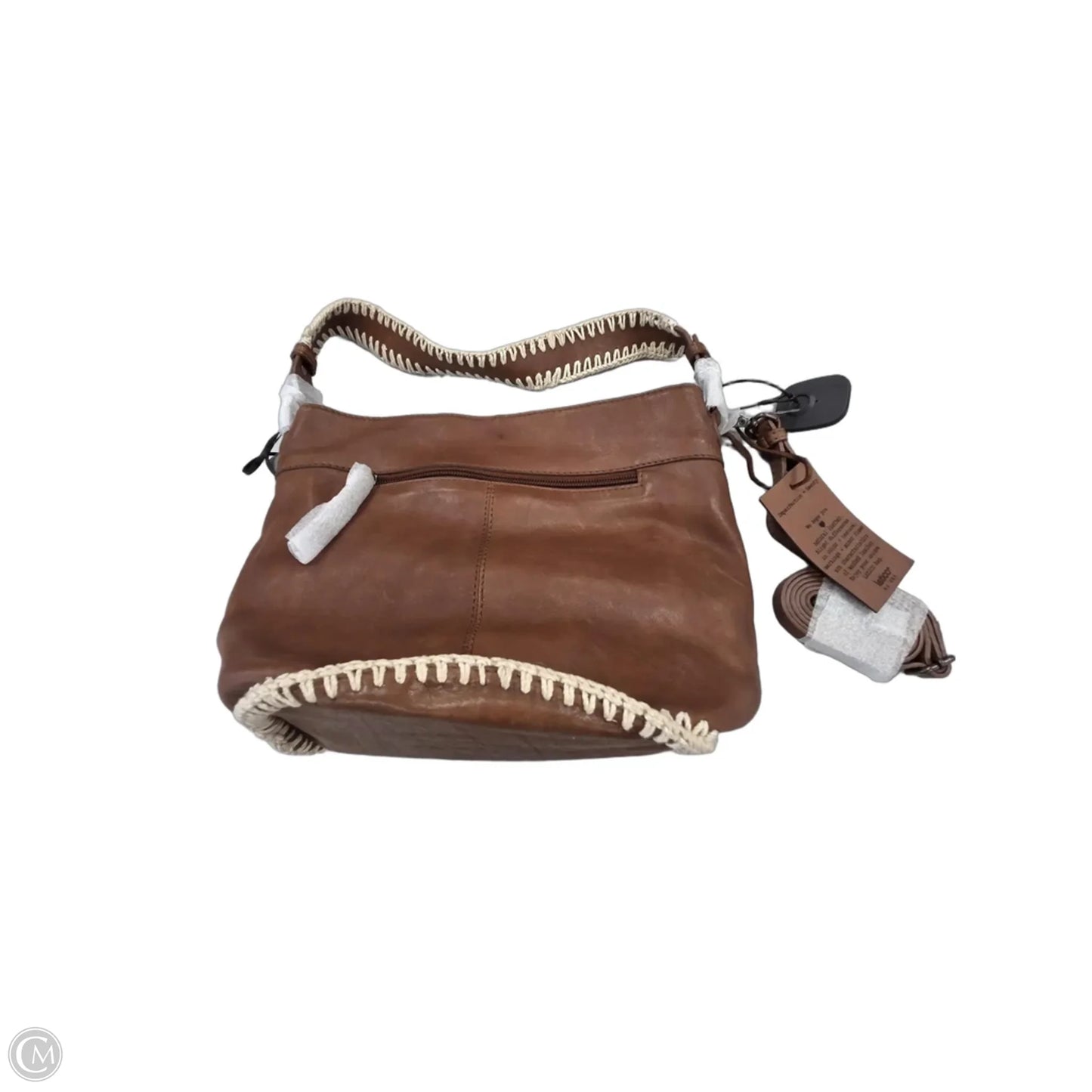 Handbag Leather By Latico, Size: Medium